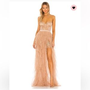 For love and lemons X Revolve Bustier Gown
